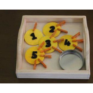 Set 25 Kẹp Gỗ Đủ Màu