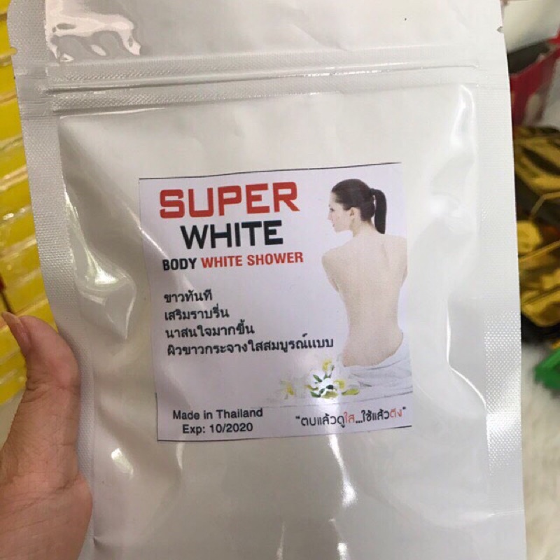 Tắm dưỡng trắng da  super white cao cấp