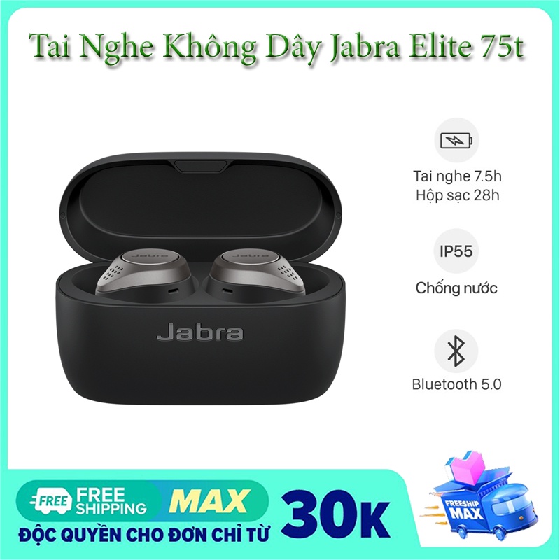 Tai Nghe Bluetooth Tai nghe Jabra Elite Sport Chống Ồn Chủ Động ANC pin trâu âm thanh cực hay, bảo hành toàn quốc