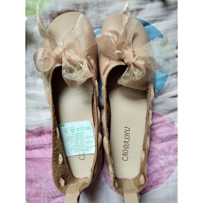 Giày búp bê nữ ulzzang gắn nơ xinh