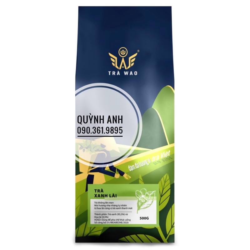 Trà xanh lài WAO 500g