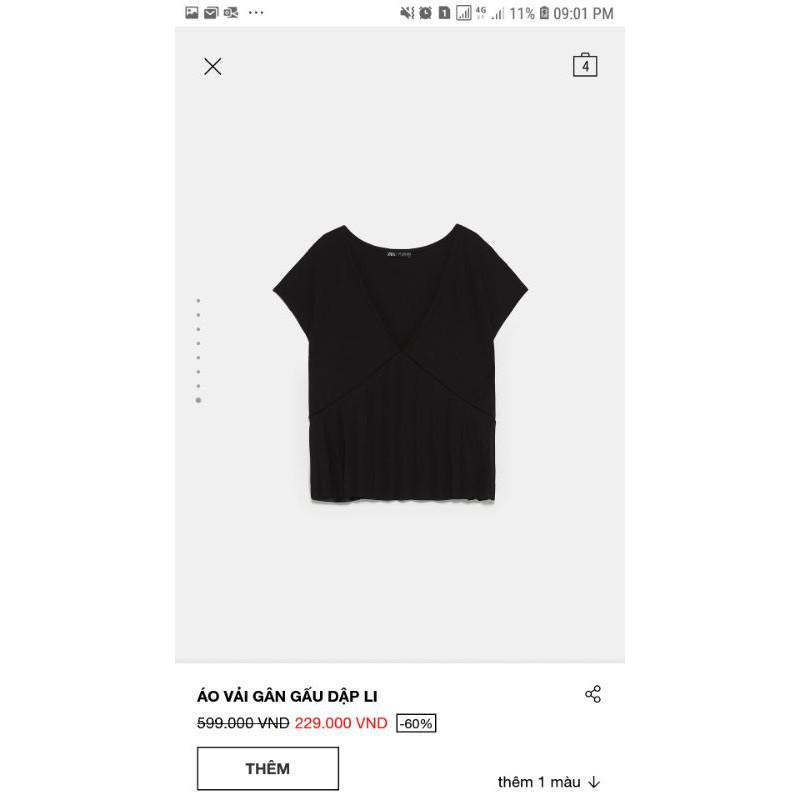 Áo zara authentic size S