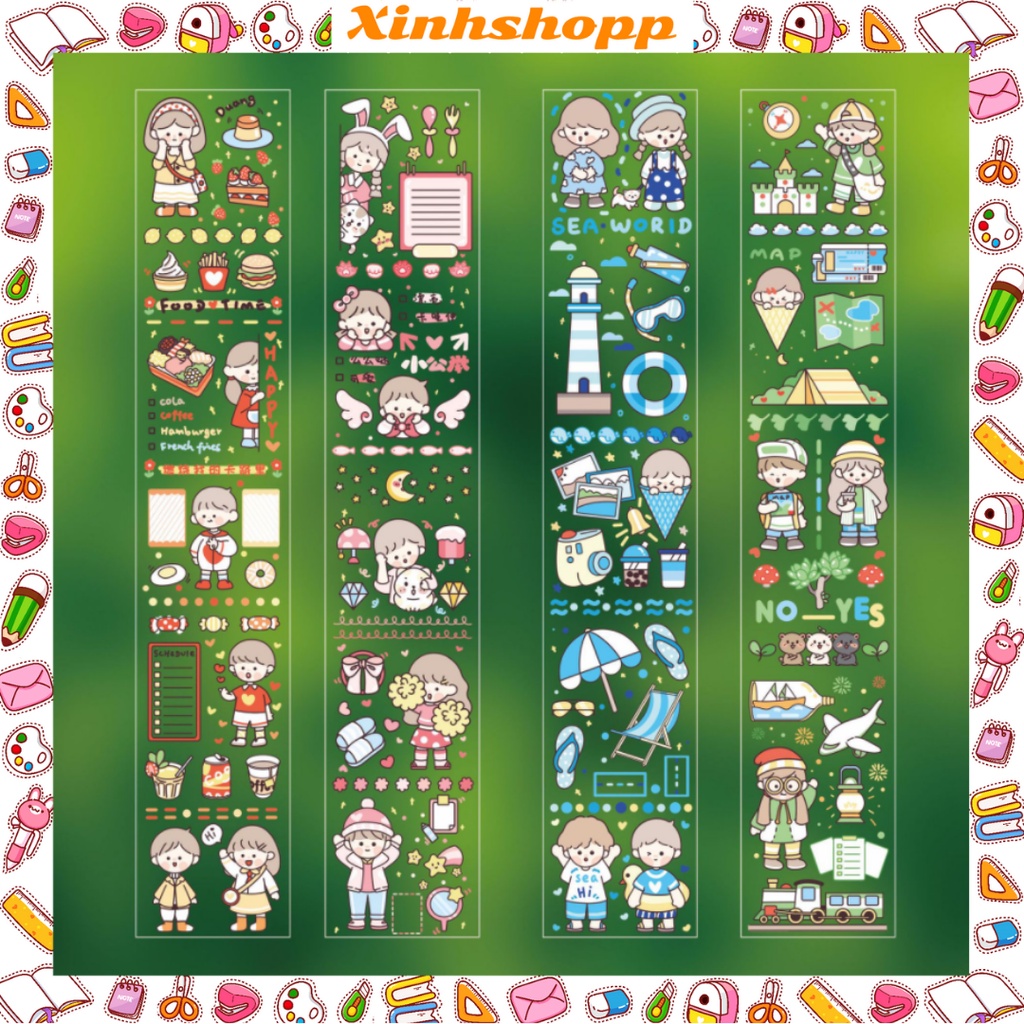 Sticker Trang Trí 39x6,5cm Trong Suốt (1 Miếng)