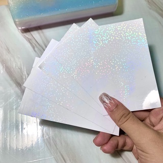 Size A4 tấm cán HOLOGRAM - HOLO rolling lấp lánh cho card, polaroid và toploader