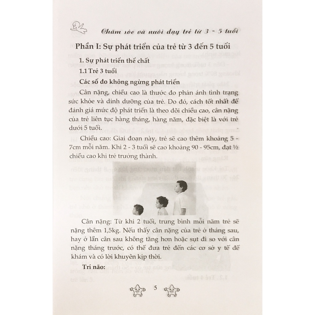 Sách - Chăm sóc &amp; nuôi dạy trẻ từ 3-5 tuổi (ND34)