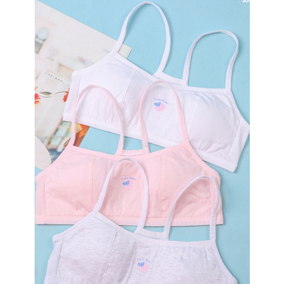 Bra / Áo Lá Cotton Nữ Sinh CUTE BEAR Xuất Đông Âu ( AL215 ). | WebRaoVat - webraovat.net.vn