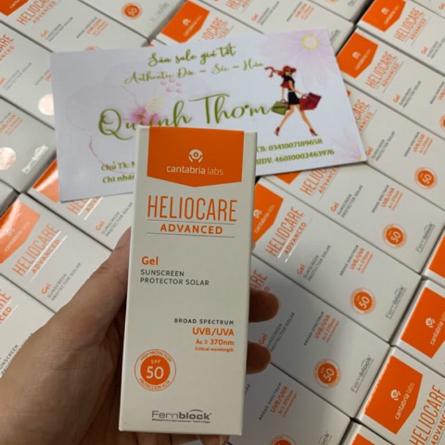Kem chống nắng heliocare Gel