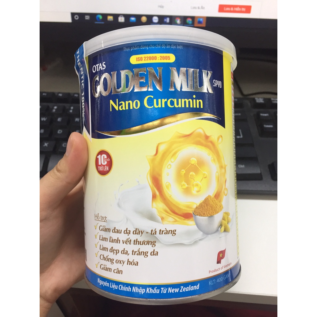 Sữa nghệ Golden Milk Nano Curcumin