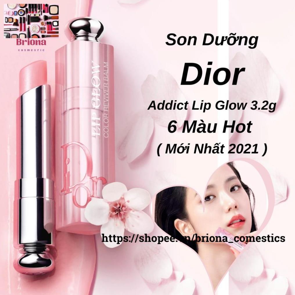 Son Dưỡng Dior 2021 Addict Lip Glow 3.2g 6 Màu Hot – dưỡng ẩm mướt môi