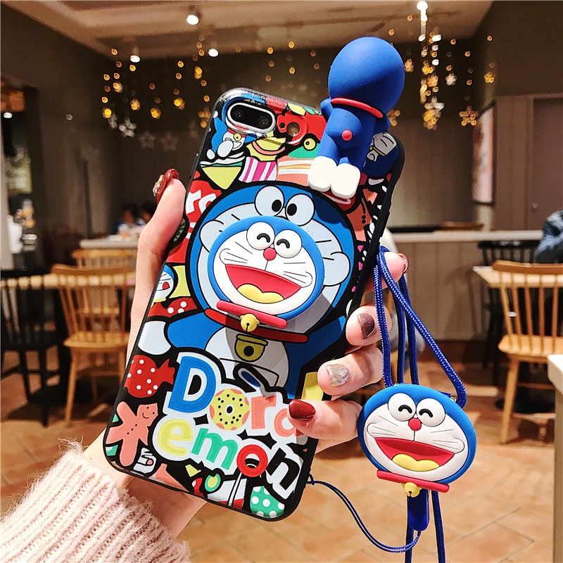 Ốp điện thoại mềm vẽ hình Doraemon dễ thương dành cho Huawei Mate 9/9Lite/10Lite/20/20Pro/20Lite