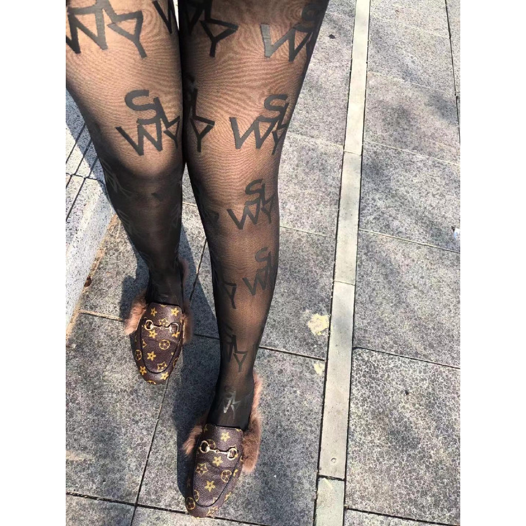 DUNEA Quần legging in chữ dáng ôm cá tính thời trang