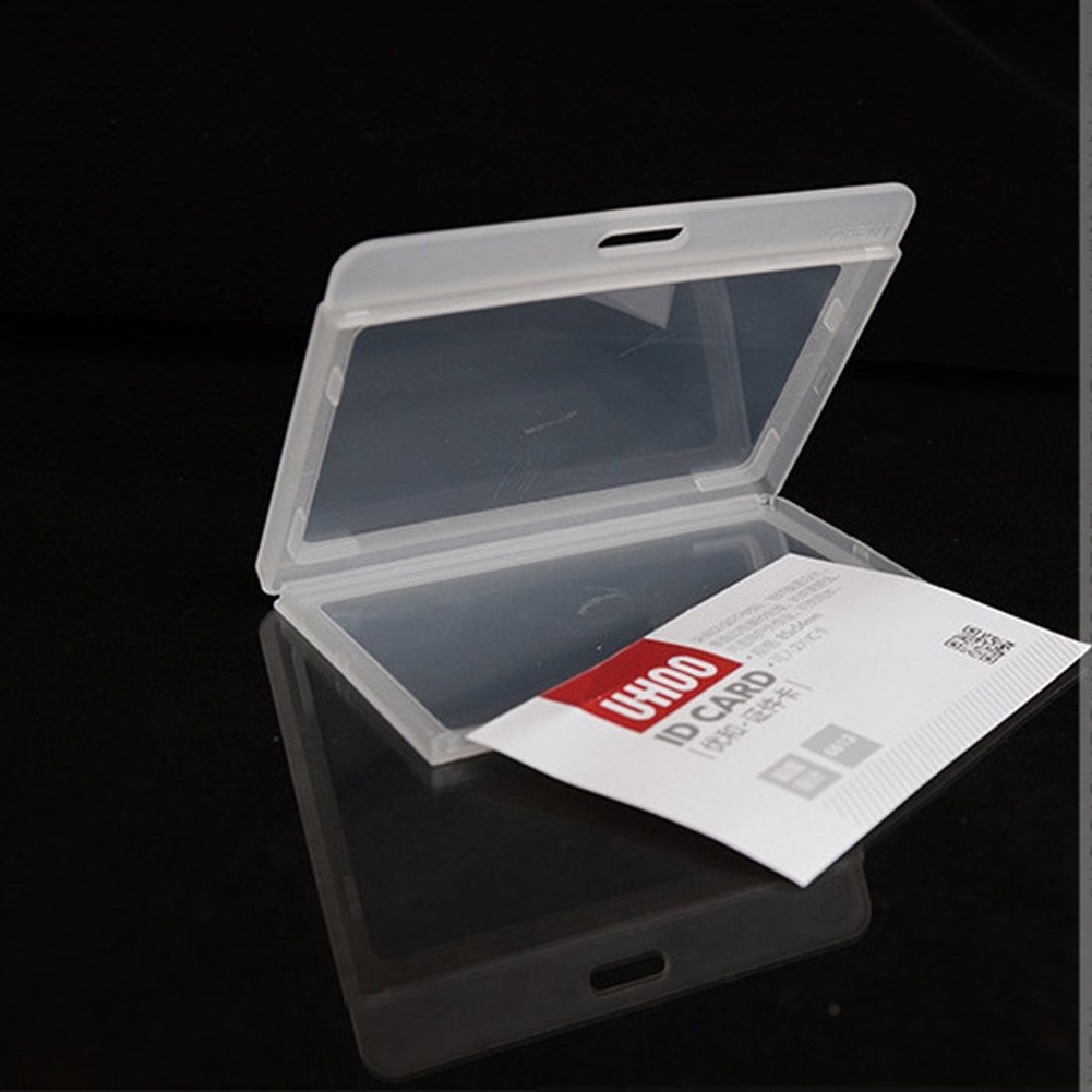 Thẻ ID Màu Trơn Đơn Giản Có Dây Đeo Chống Thấm Nước Tiện Lợi Dành Cho Học Sinh