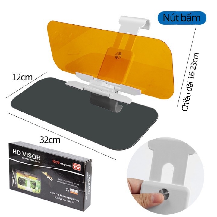 Màn Che Chống Chói Gương Ô Tô - Tấm Che Nắng Kính Chiếu Hậu Ô Tô Ngày Và Đêm Trangdiemxe 2 By-147