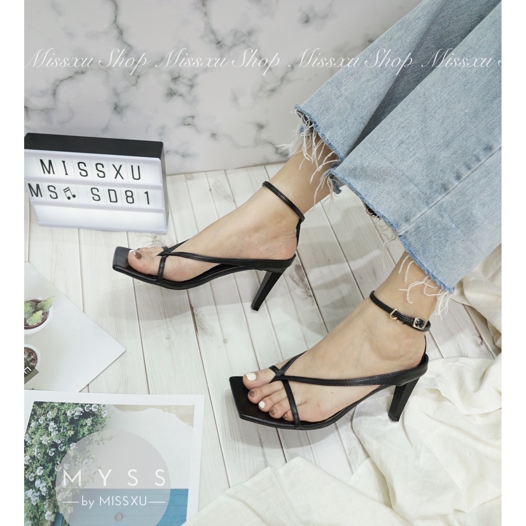 Giày sandal nữ kẹp xỏ ngón 7cm thời trang MYSS - SD81