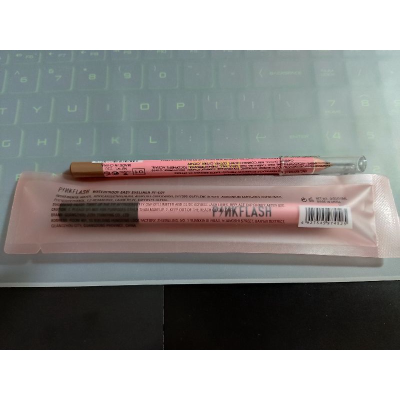 Bút kẻ mắt PINKFLASH 30g dạng lỏng bản nâng cấp lâu trôi nhanh khô chống thấm nước, Chì Kẻ mày OhMyEmoji