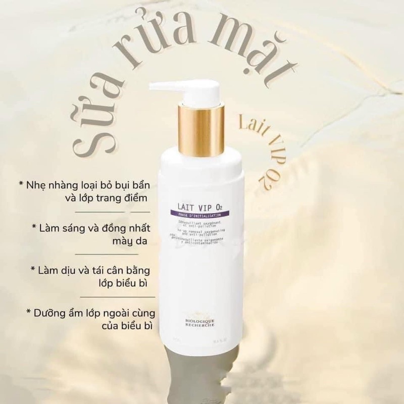 Sữa rửa mặt Lait Vip O2 Br