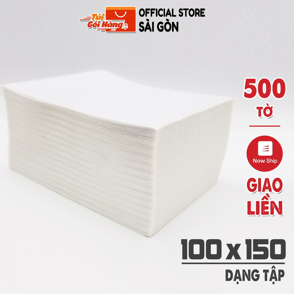 Giấy In Nhãn 100x150mm A6