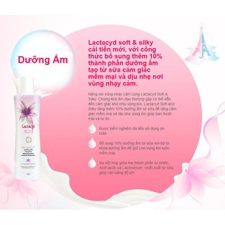 Dung dịch vệ sinh phụ nữ Lactacyd Soft & Silky