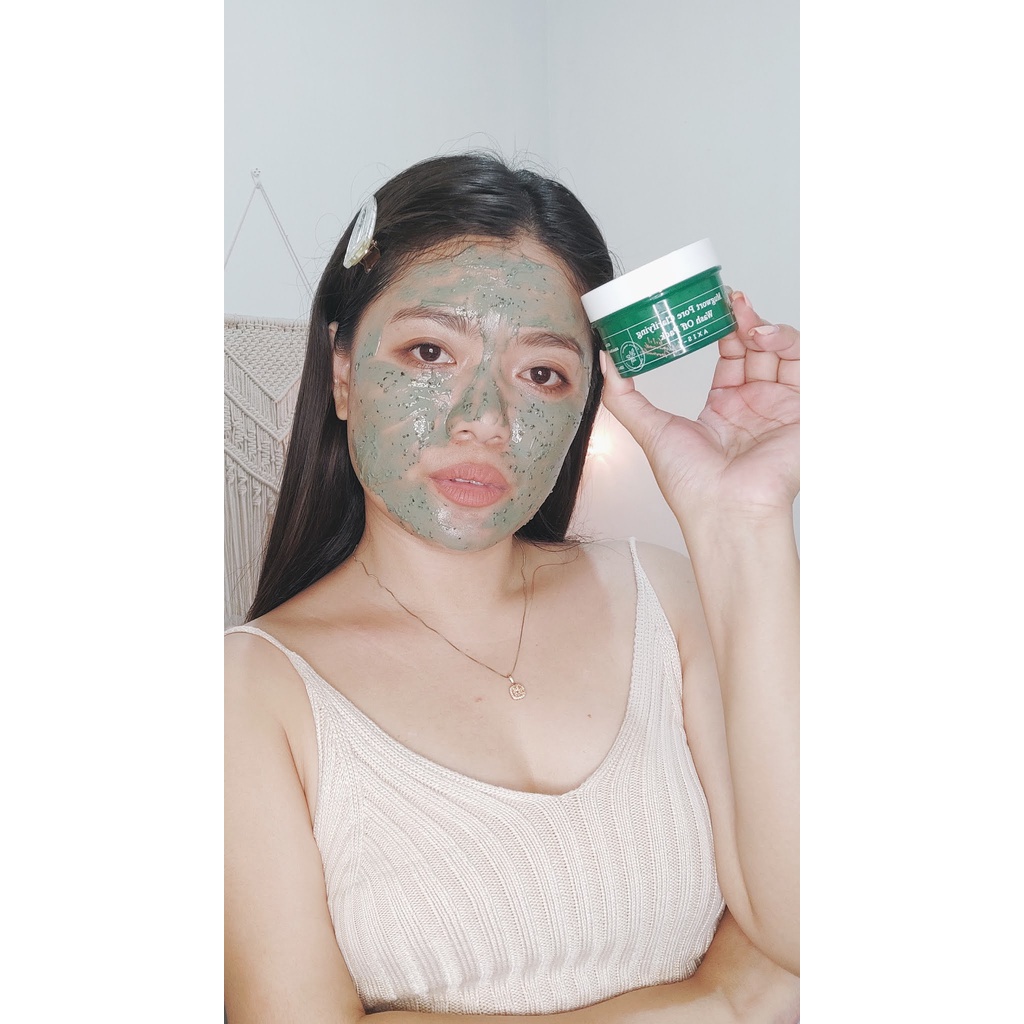 Mặt Nạ Đất Sét Ngải Cứu Làm Sạch Sâu, Ngừa Mụn Axis-Y Mugwort Pore Clarifying Wash Off Pack 100ml _ Axis-Y Chính Hãng