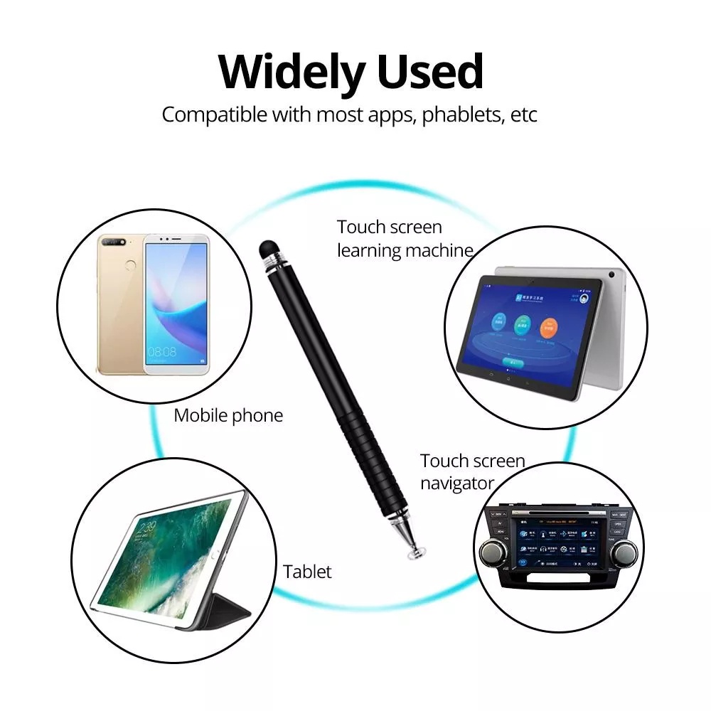 Bút Cảm Ứng Đa Năng Auston 2 Trong 1 Stylus Không cần sạc pin Dùng Cho ip và Android và laptop