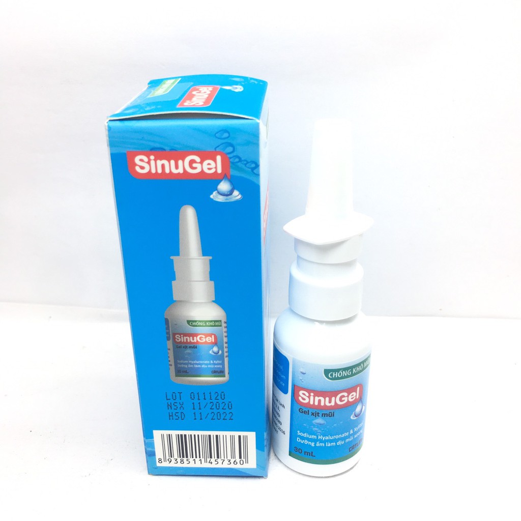 Lọ Sinugel 30ml chống khô mũi dưỡng ẩm niêm mạc | Thế Giới Skin Care