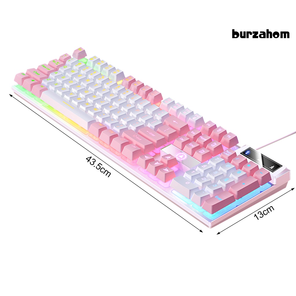 K500 Có Dây Đèn Nền Bàn Phím Cơ Khí Cảm Thấy Màu Sắc Phù Hợp Với 104 Phím Máy Tính E-thể thao Bàn Phím Chơi Game cho Máy Tính Để Bàn