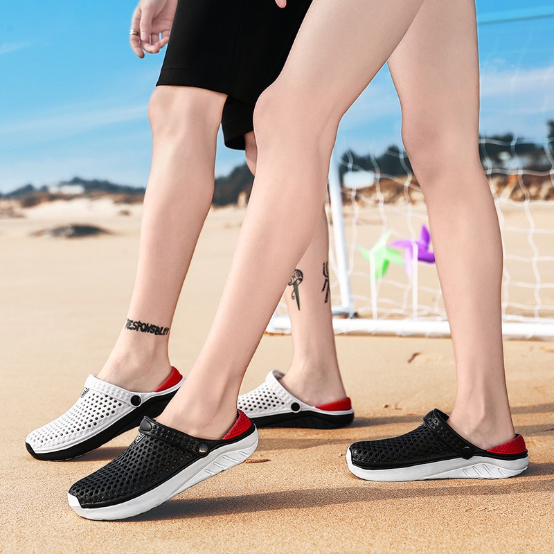 Dép sandals quai hậu thoáng khí thời trang đi biển cho nam và nữ 36 - 45