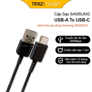 Dây Cáp Sạc Cổng USB 3.0 To Type - C SamSung, Truyền Tải Dữ Liệu Nhanh Chính Hãng Bảo Hành 12 Tháng 1 Đổi 1