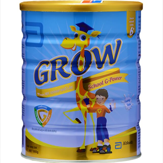 Sữa hươu cao cổ Grow 6+ 900g ( từ 6 tuổi trở lên)