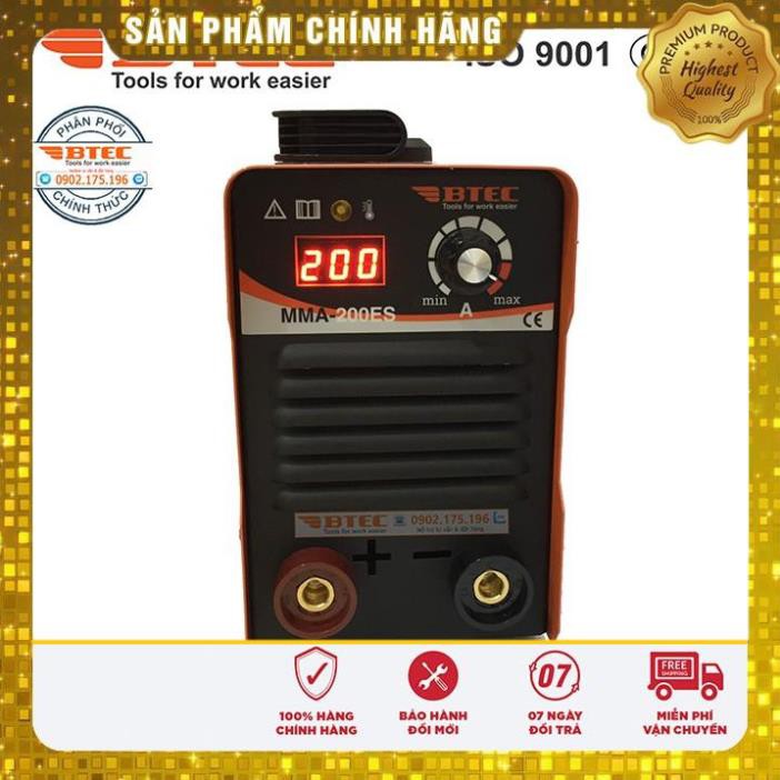 Máy hàn điện tử mini BTEC MMA-200ES | Có đồng hồ | Phiên bản giới hạn 2020