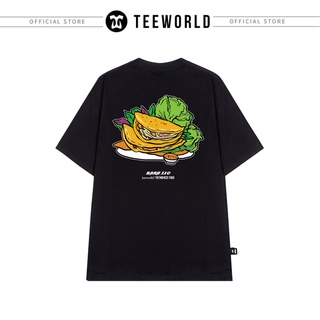 Áo thun Local Brand Teeworld TW x Vietnamese Food -  Bánh Xèo Nam Nữ Trắng Đen Form Rộng Unisex