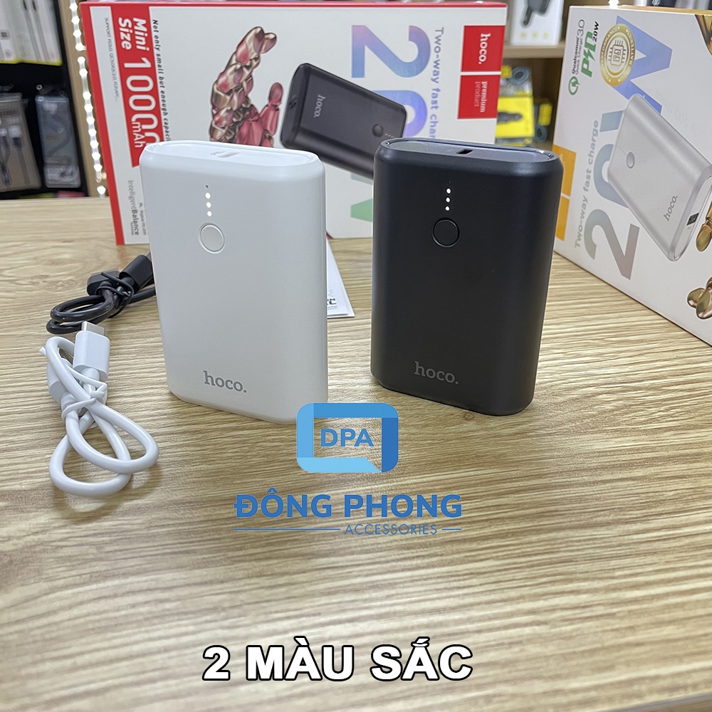 Pin Sạc Dự Phòng Mini Hoco Q3 10000mAh Hỗ Trợ Sạc Nhanh QC3.0 PD 20W