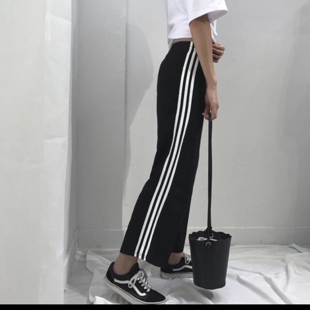 🌿FREE SHIP QUẦN ỐNG RỘNG 3 SỌC ULZZANG CHUẨN FORM NIENBASIC010🌿 | BigBuy360 - bigbuy360.vn