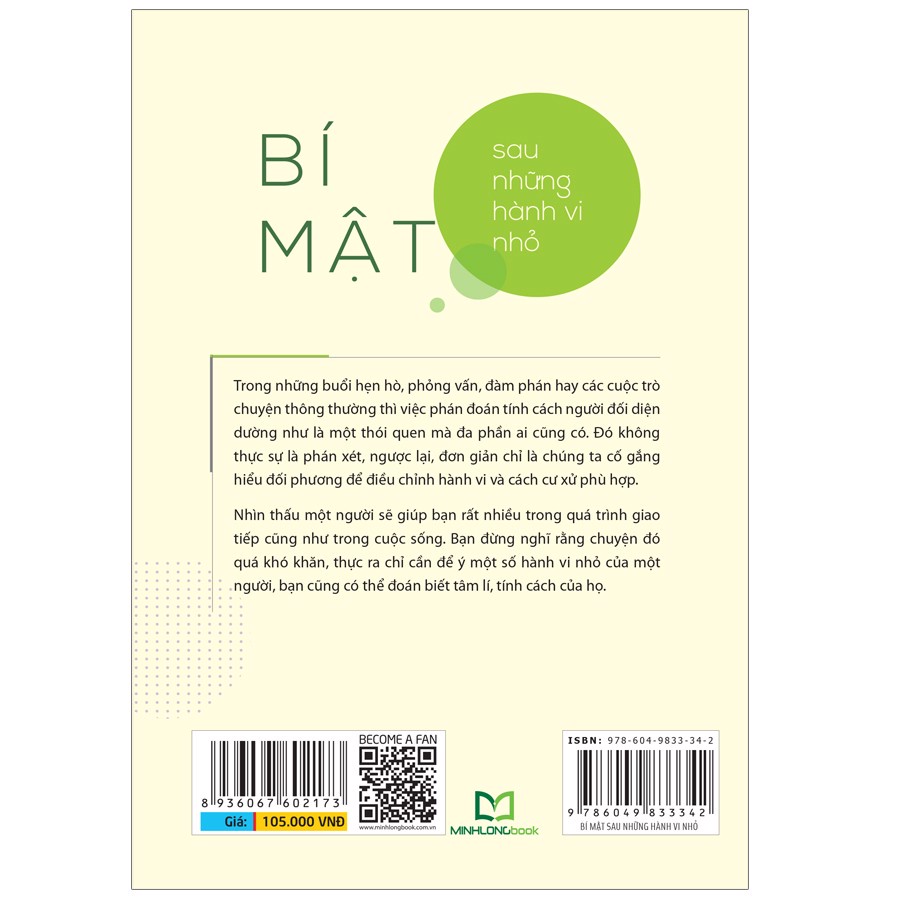 Sách: Bí Mật Sau Những Hành Vi Nhỏ TSKD