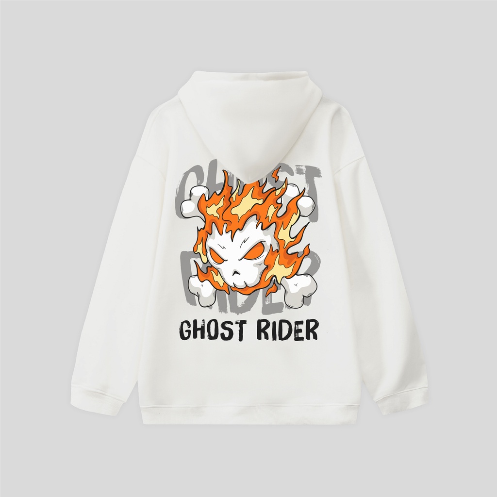 Áo Hoodie Nam Form Rộng In Hình Ghost Rider 2S Clothing, Áo Hoodie Có Mũ Unisex TV5079