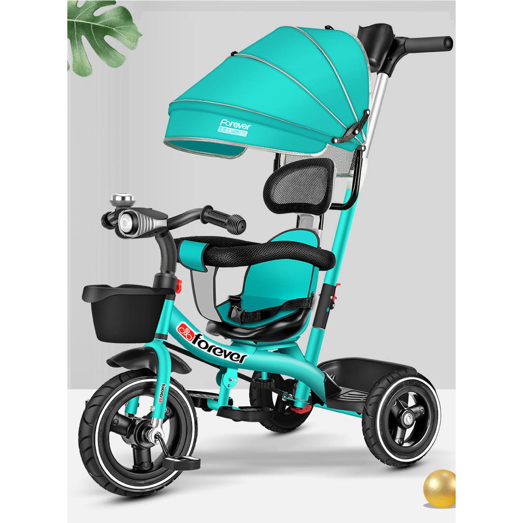 Xe đạp trẻ em Xe ba bánh vĩnh viễn 1-3-6 tuổi Xe đẩy em bé Xe đẩy em bé