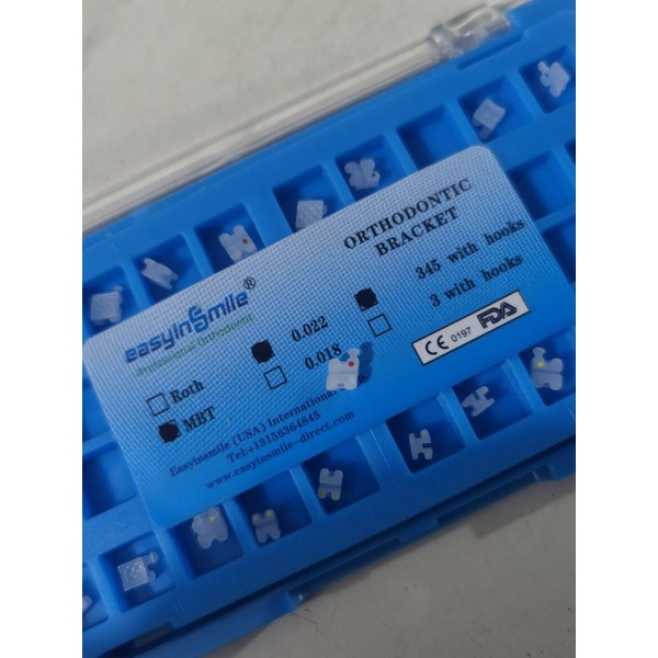 Mắc cài sứ thế hệ thứ 2, cắt CNC, hàng chính hãng mỹ