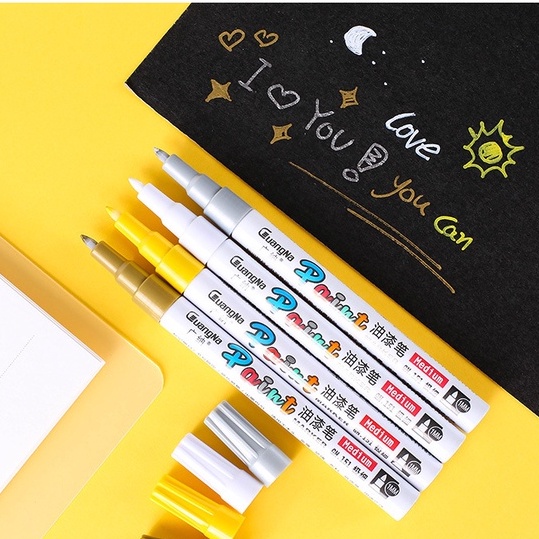 Bút sơn Paint 8 màu nét 1mm, 0.7 mm vẽ trên nhiều chất liệu Paint Marker Medium. MS: GN151