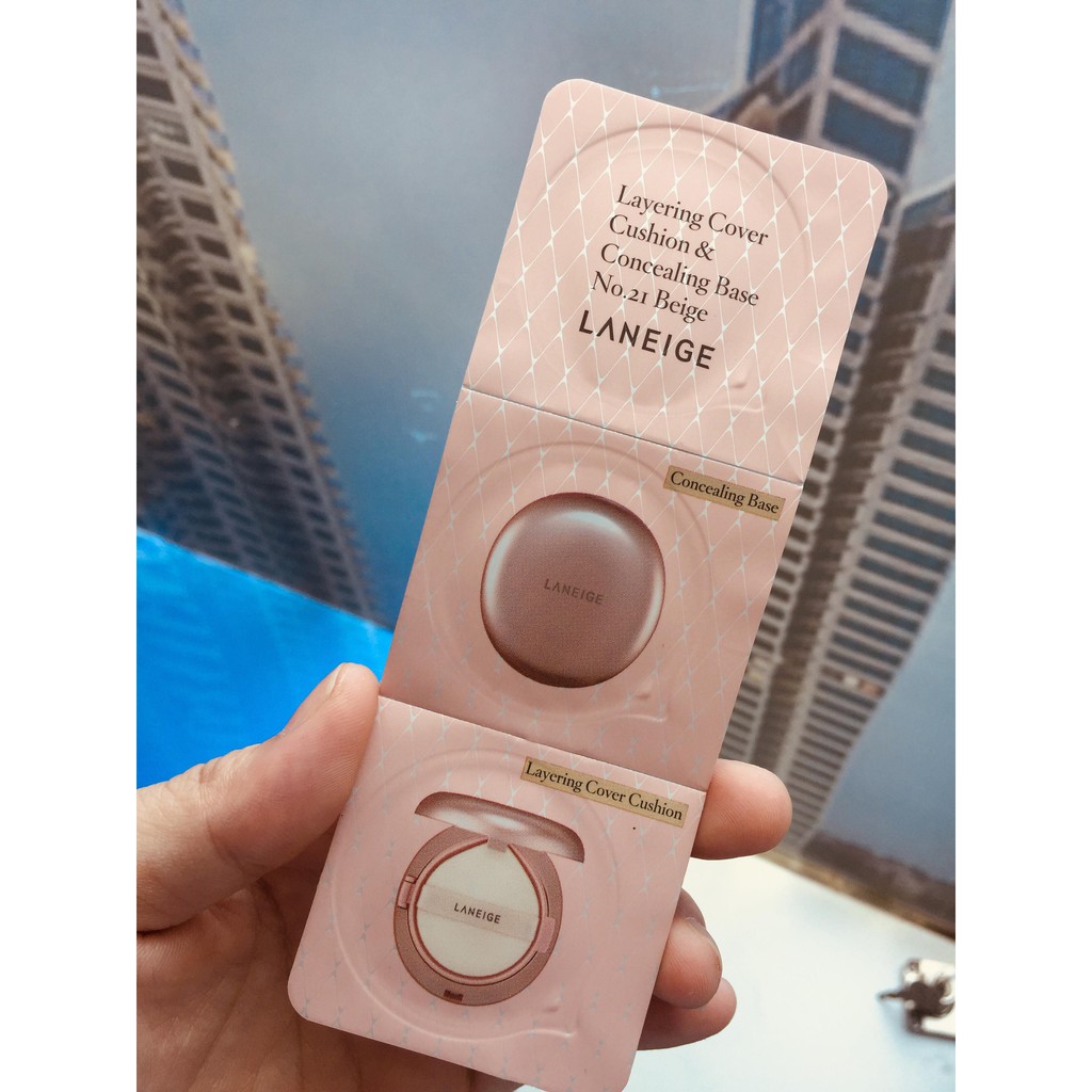 Phấn nước Laneige 3 ngăn cover cushion and concealing base | BigBuy360 - bigbuy360.vn