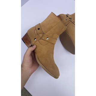 Harness boots nâu