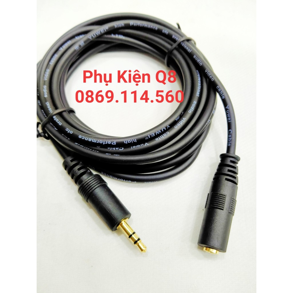 Dây nối dài tai nghe với headphone 3m