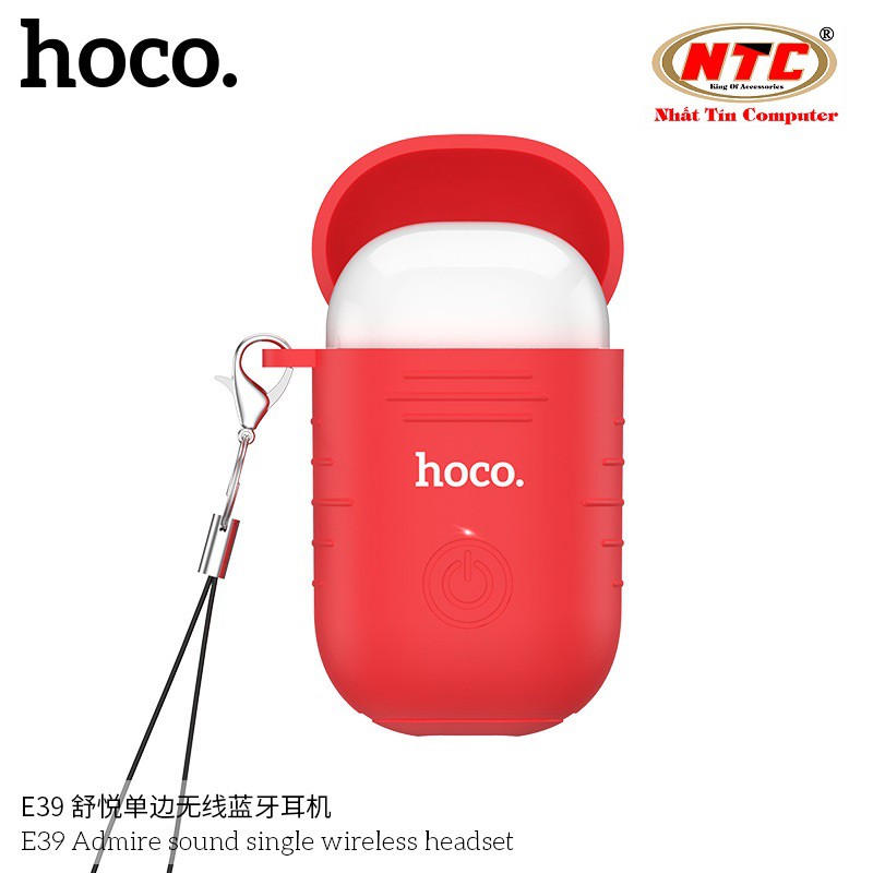 Tai nghe bluetooth nhét tai Hoco E39 Admire sound single V5.0 (Trắng) + tặng kèm Case | BigBuy360 - bigbuy360.vn