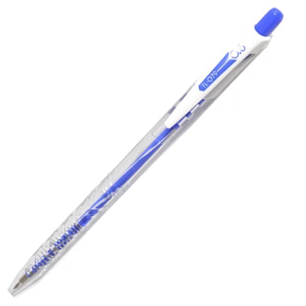 Bút Bi Thiên Long TL-079, Đầu Bi Nét 0.5mm (Vỉ 5 Cây - Mực Xanh)