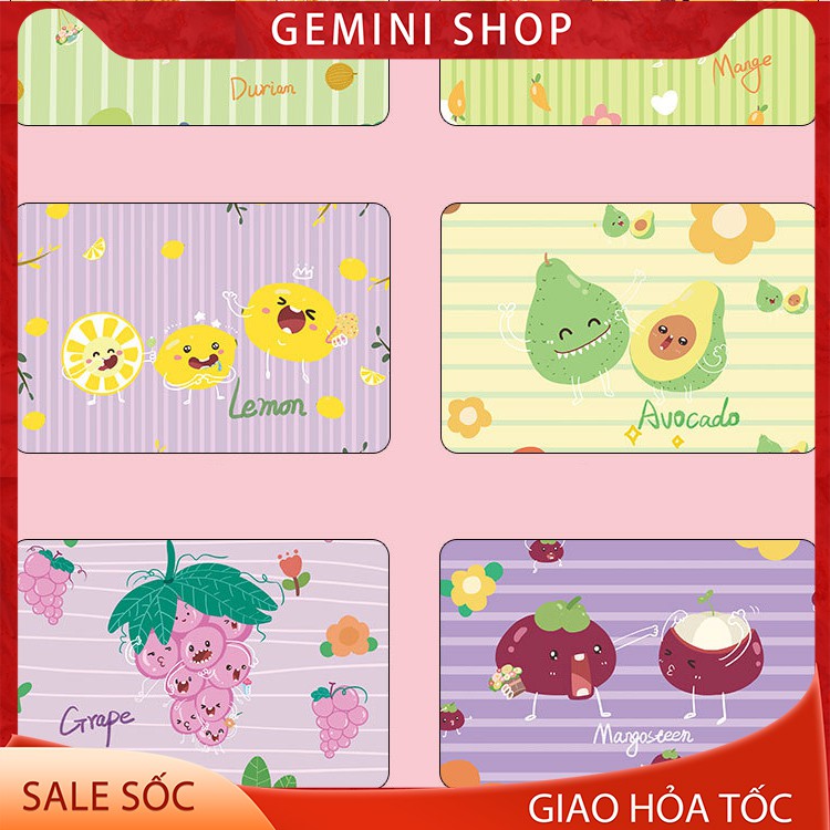 Miếng Lót chuột dễ thương họa tiết cute LC24 Cao su Bàn di tấm di Pad chuột giá rẻ GEMINI SHOP