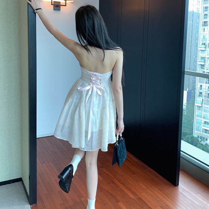 Váy Chiffon Không Tay, Cổ Polo, Kiểu Mới Dành Cho Nữ