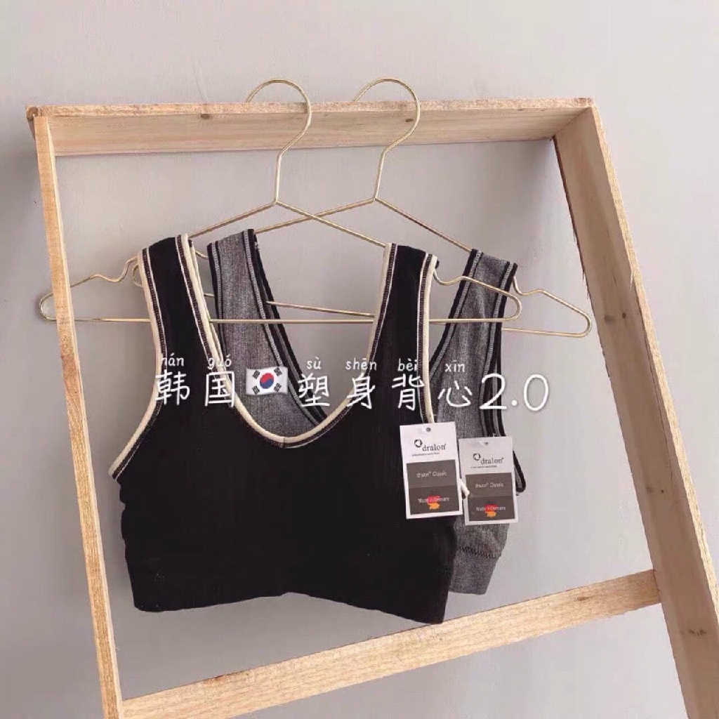Áo bra nữ tập gym, yoga cổ chữ V phong cách hàn