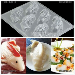Khuôn làm bánh / sô cô la / thạch hình cá 3d