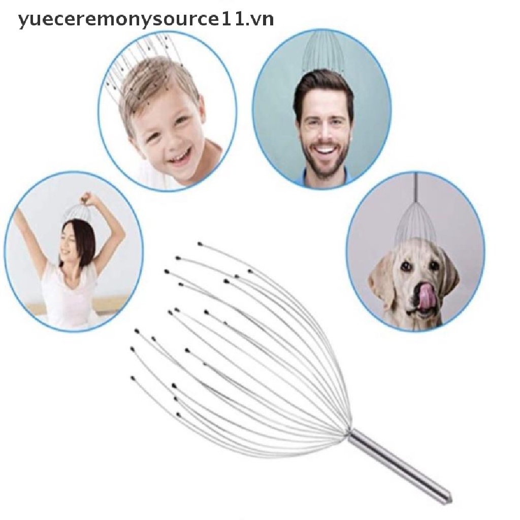 Dụng Cụ Mát Xa Da Đầu 20 Móng Dùng Massage Thư Giãn Sâu