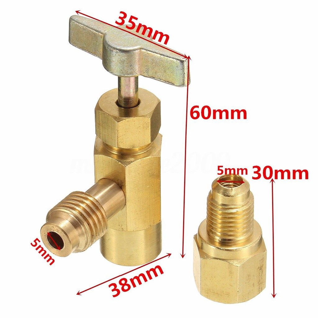 Van Khóa Ống Nước R134a Sang R12 1 / 2-1 / 4