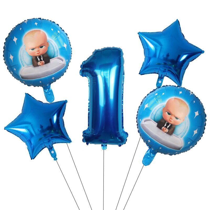 Gói 5 Bong Bóng Hình Số 30 Inch Trang Trí Tiệc Sinh Nhật Cho Bé